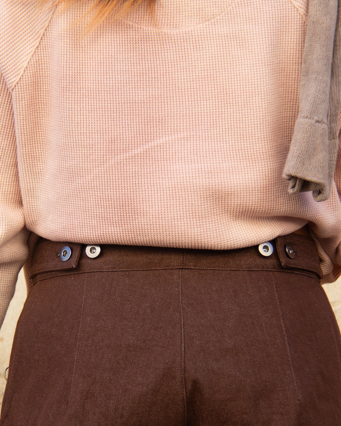 Long Shorts – Brown Denim