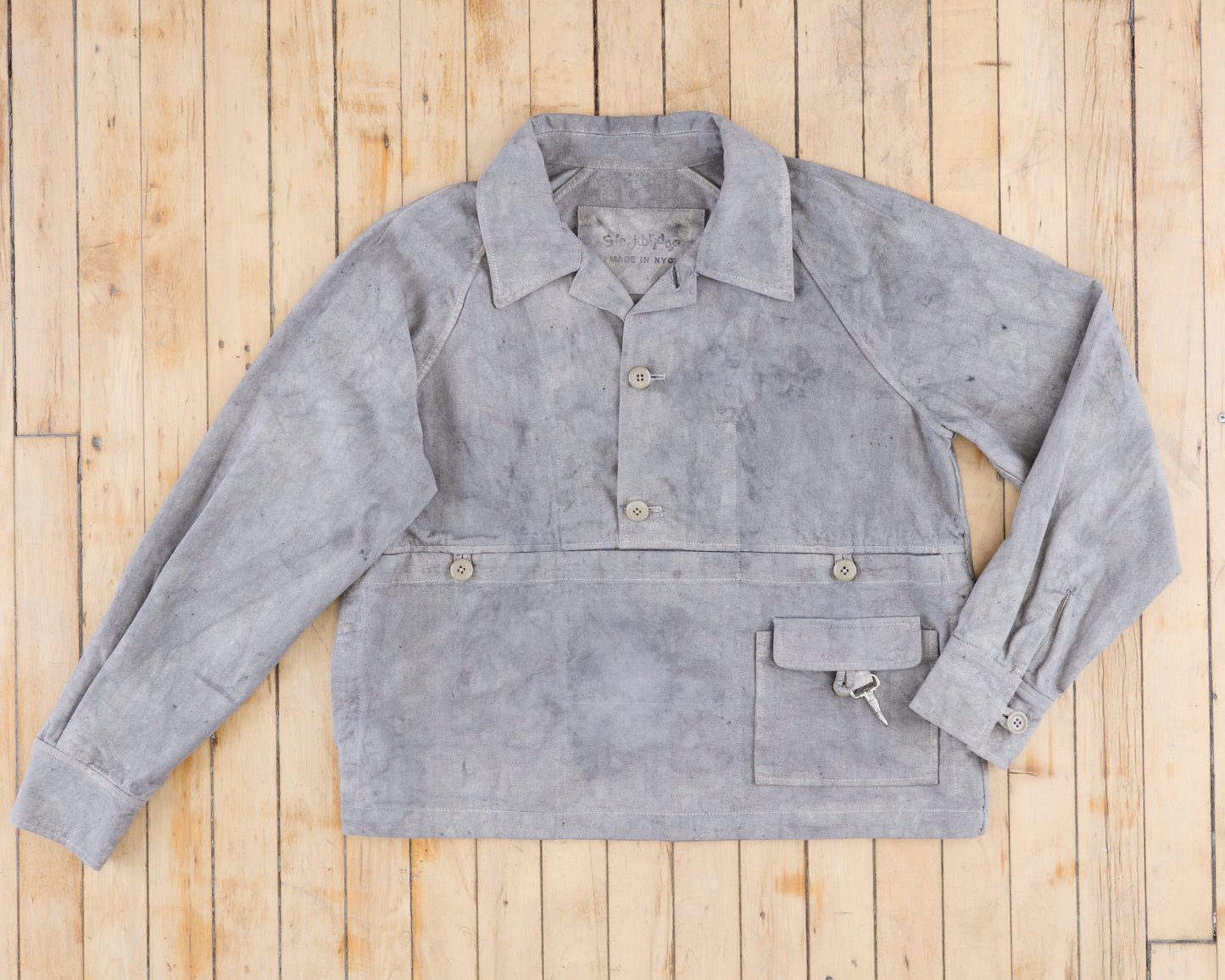 RAGLAN JACKET IN SOOT