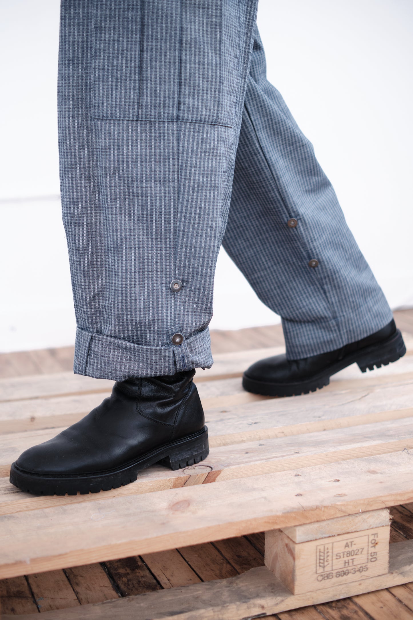 Long Pants – Indigo Chambray