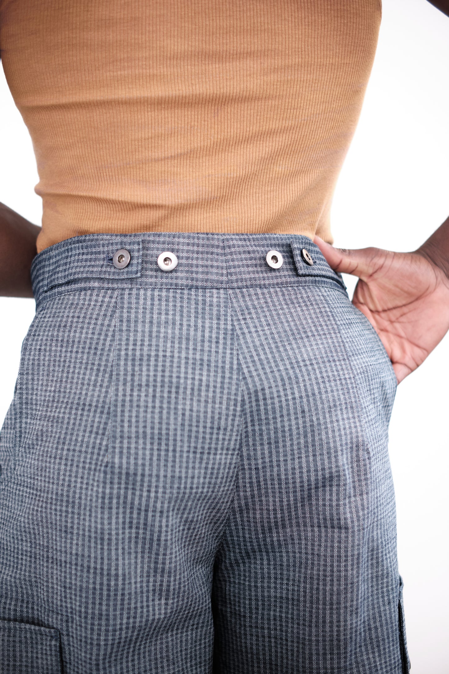 Long Pants – Indigo Chambray