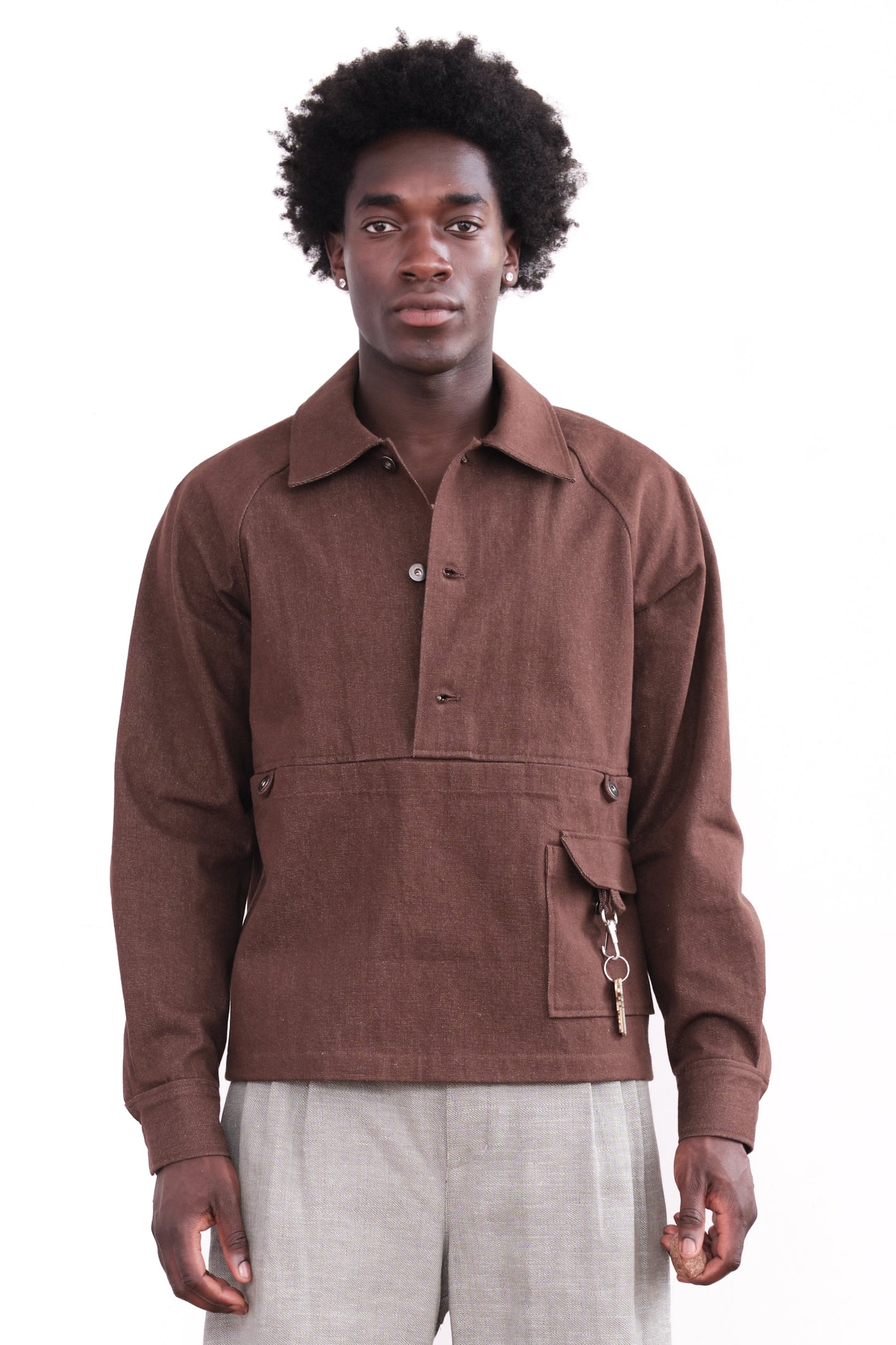 Raglan Jacket – Brown