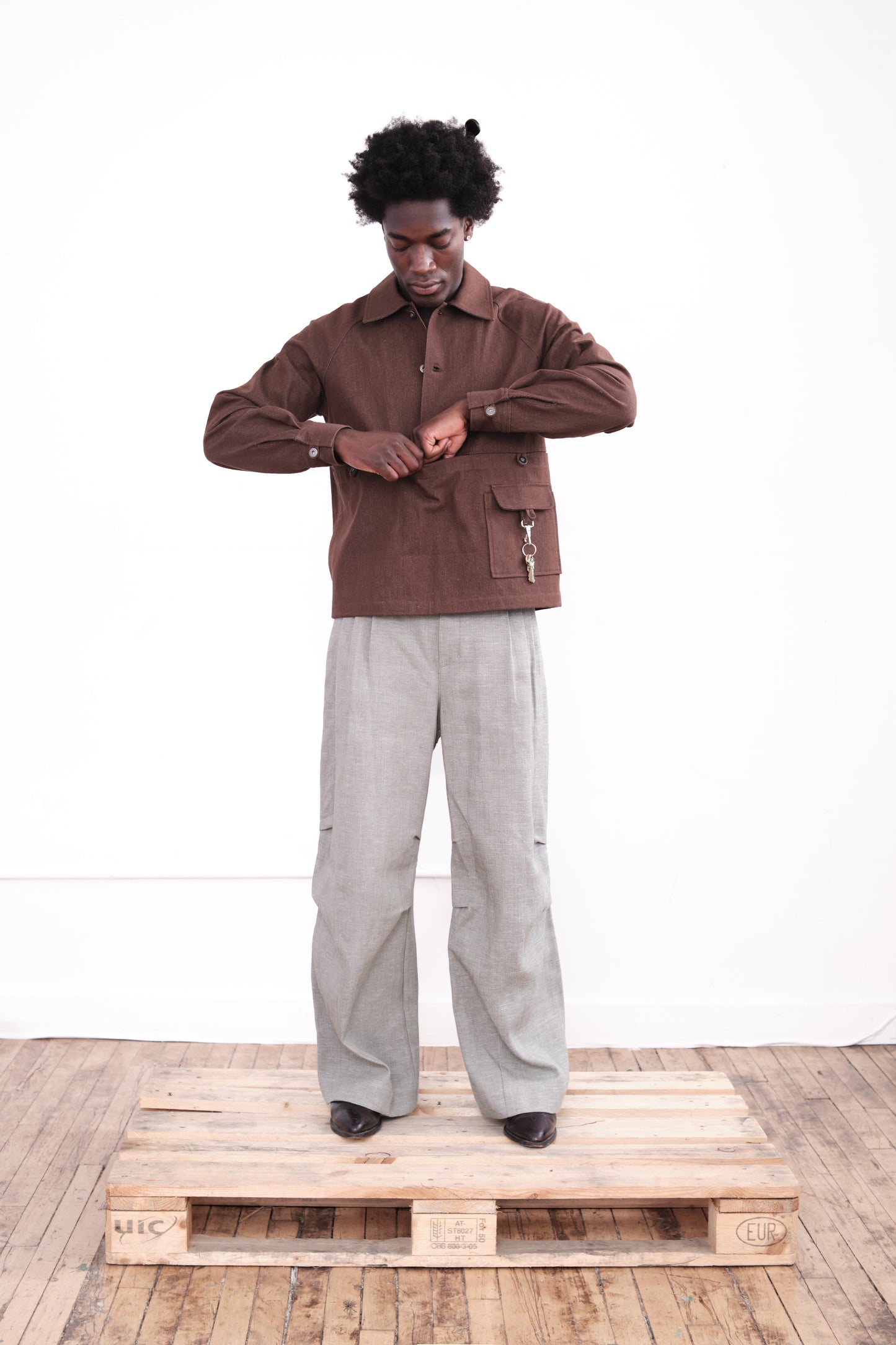 Raglan Jacket – Brown