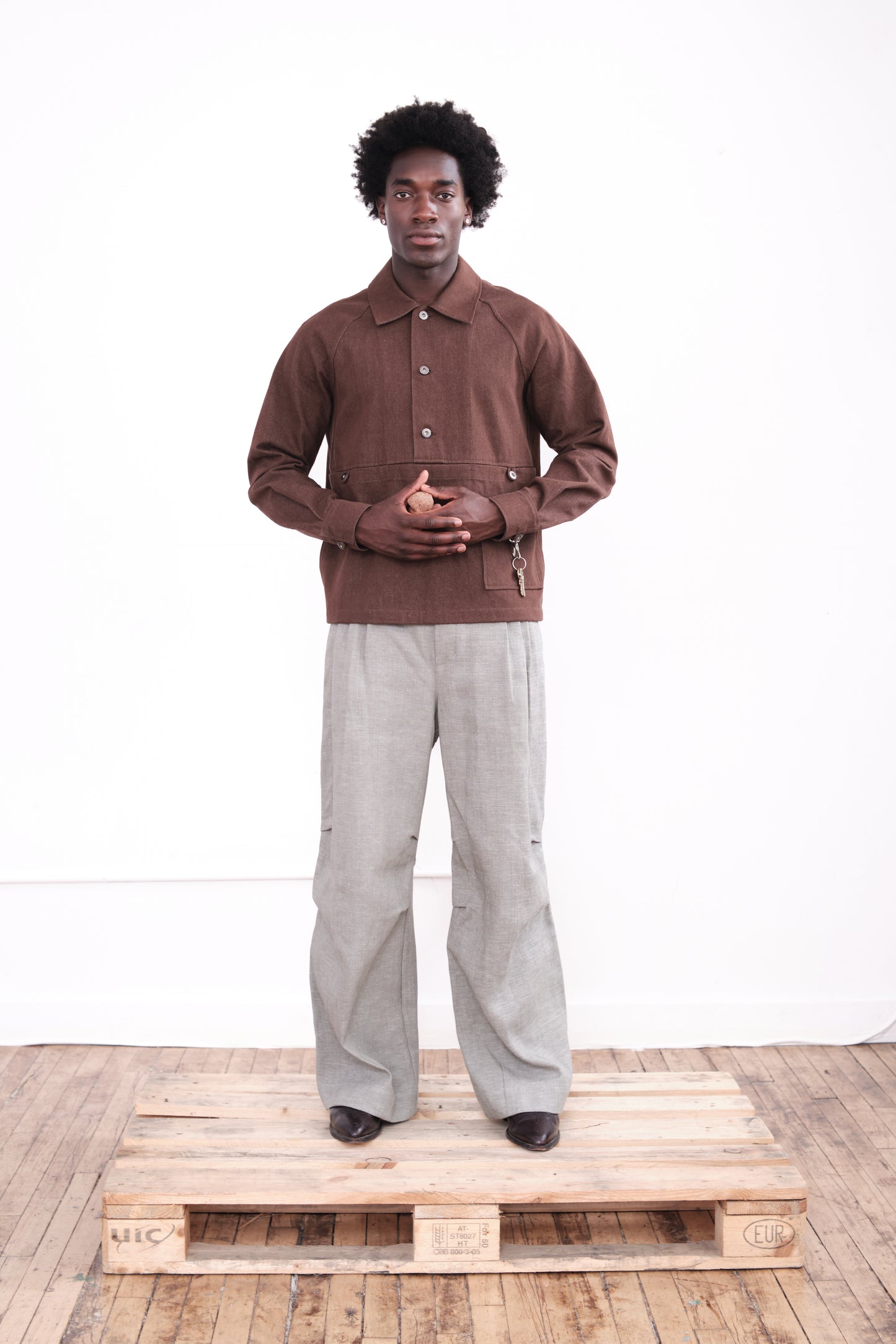 Raglan Jacket – Brown