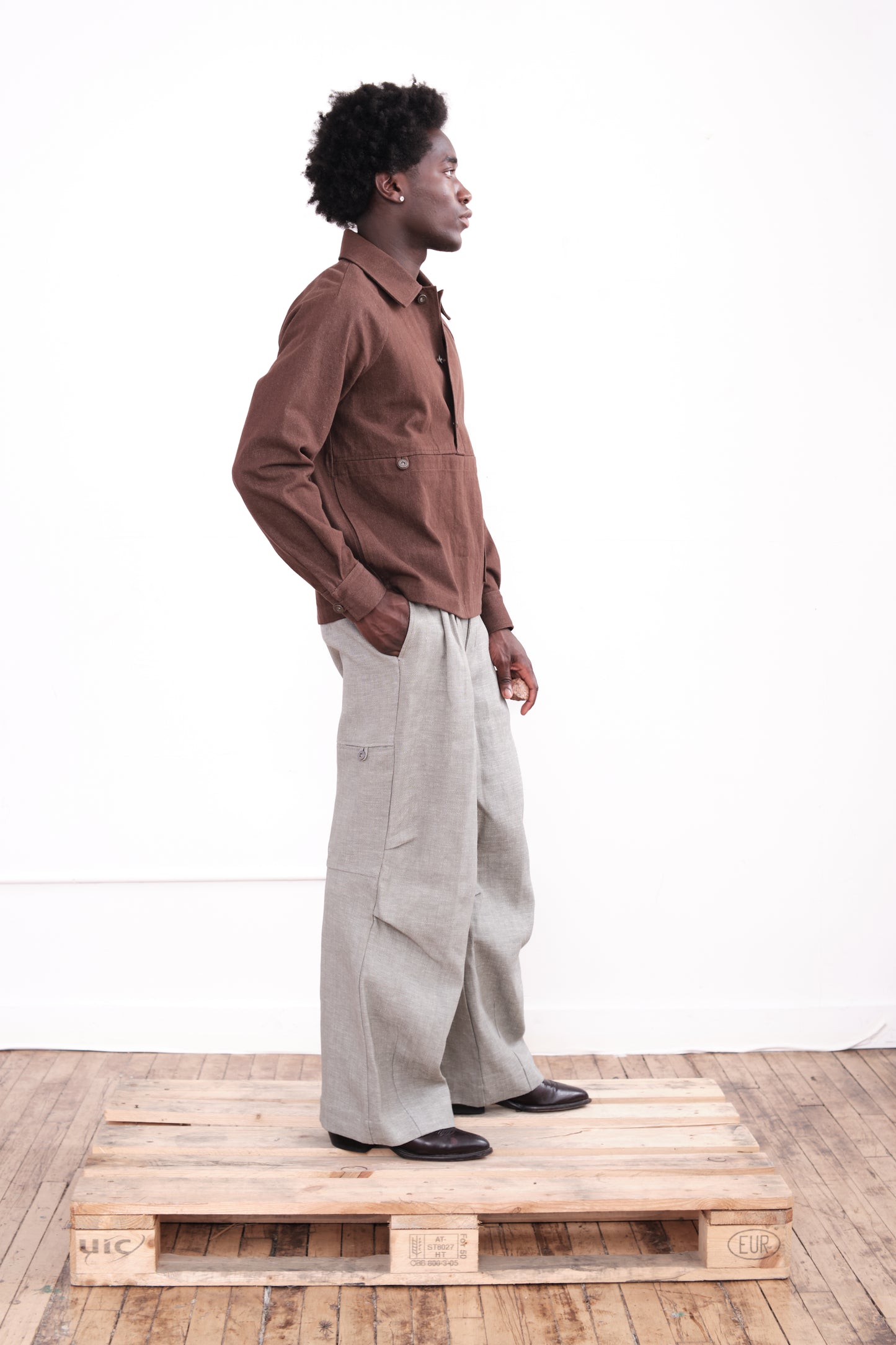 Raglan Jacket – Brown