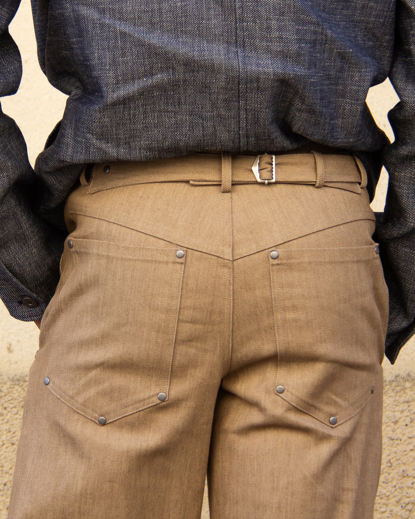 Buckle Back Jeans – 11oz Tan Selvedge