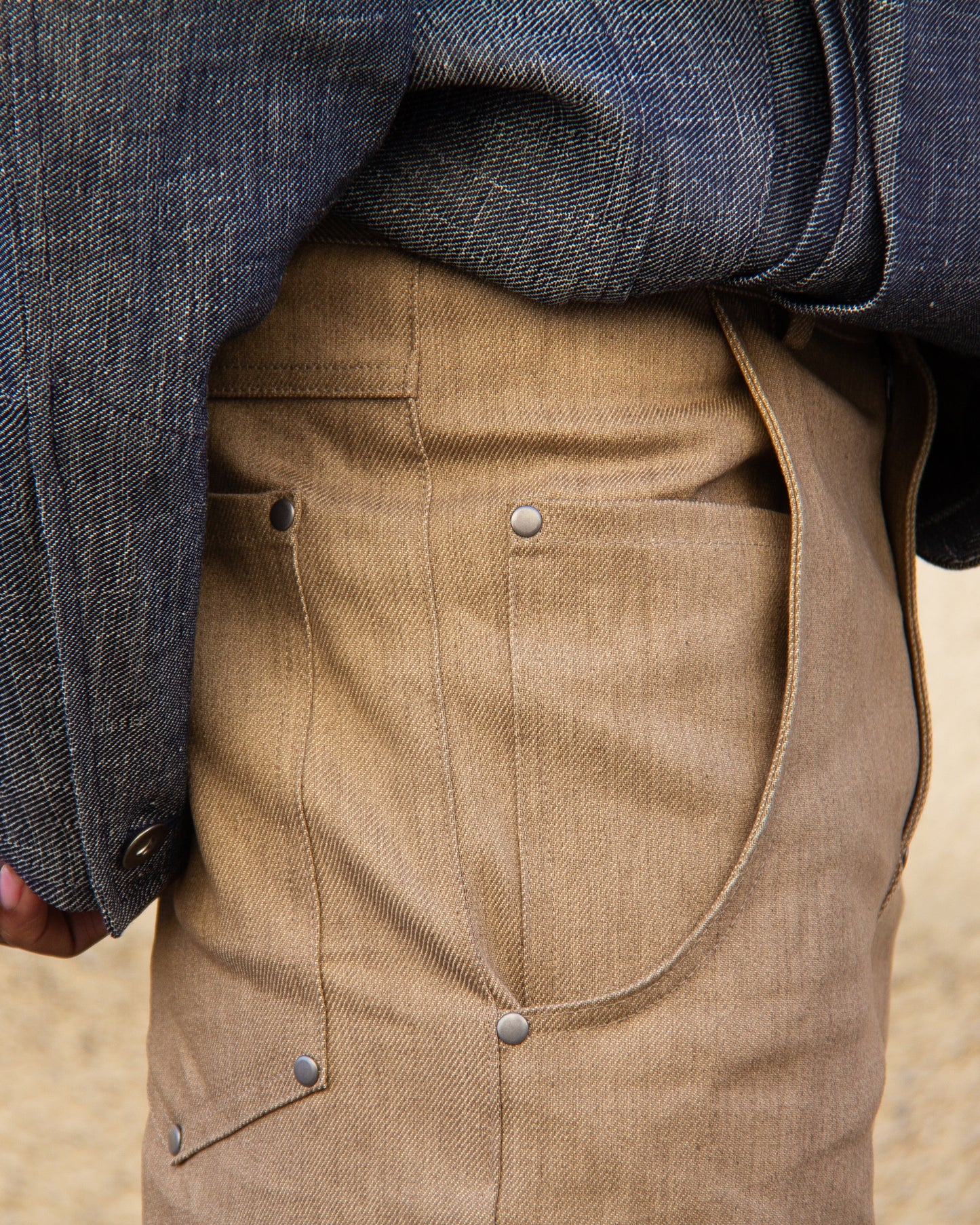 Buckle Back Jeans – 11oz Tan Selvedge