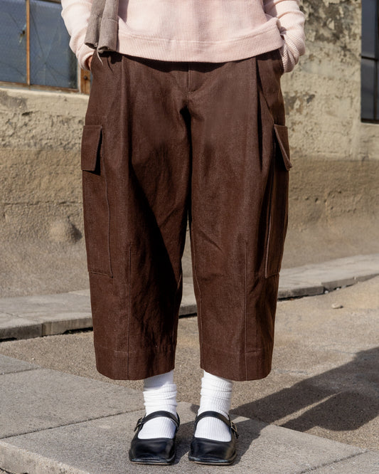 Long Shorts – Brown Denim