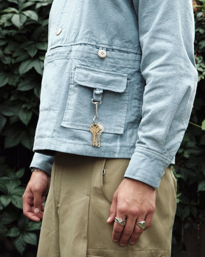 Raglan Jacket – Indigo Dyed