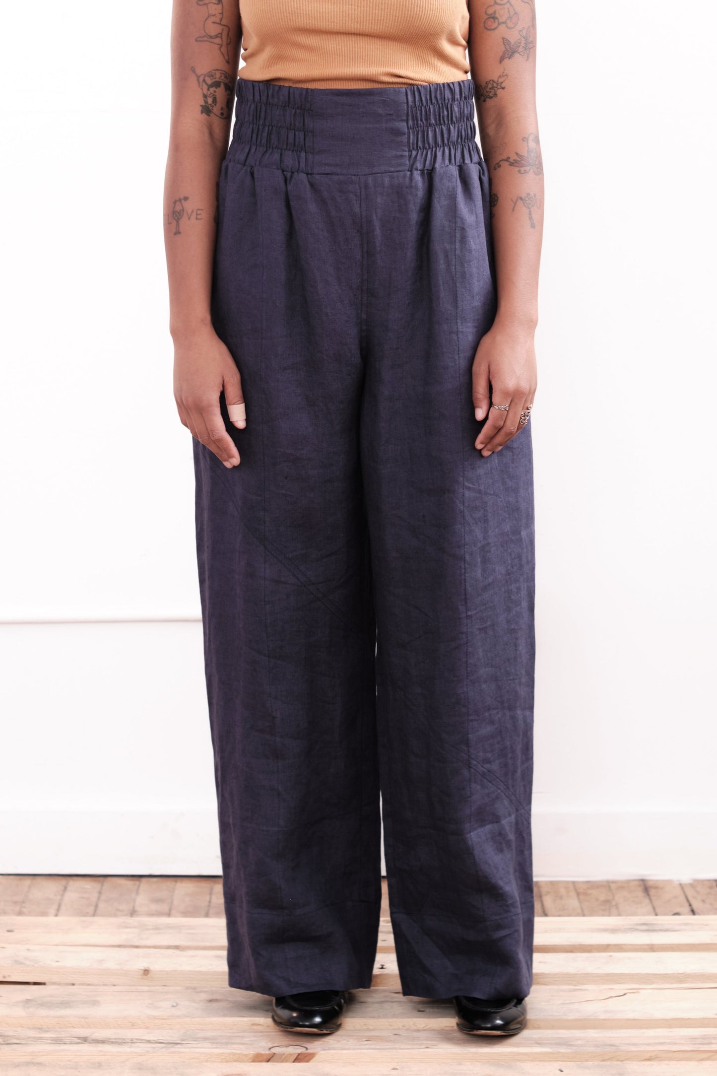 Easy Pants – Navy Hemp