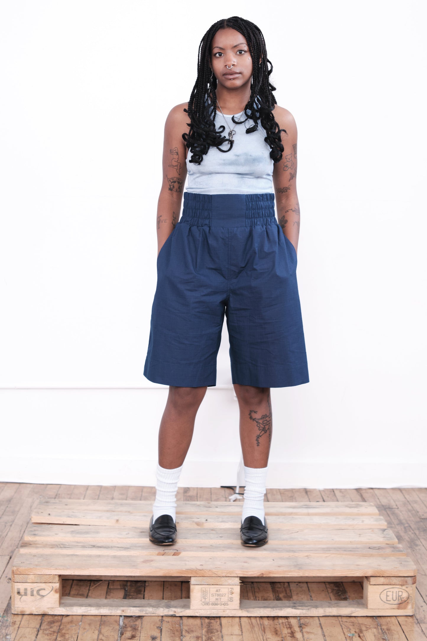 Easy Shorts – Indigo Ripstop