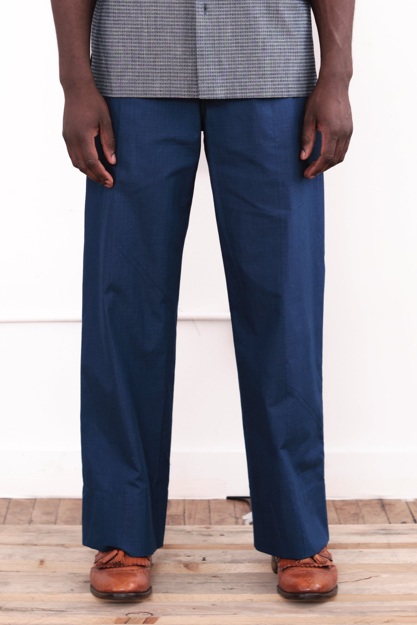 Easy Pants – Indigo Ripstop