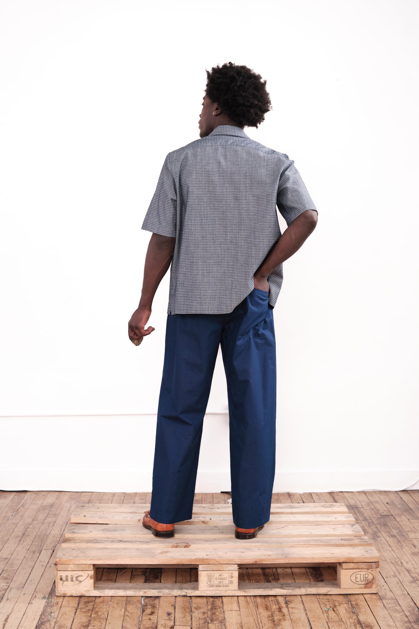 Easy Pants – Indigo Ripstop