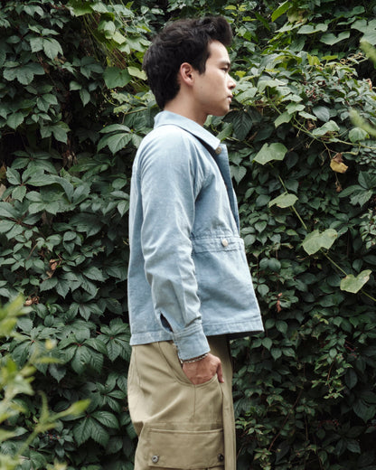 Raglan Jacket – Indigo Dyed