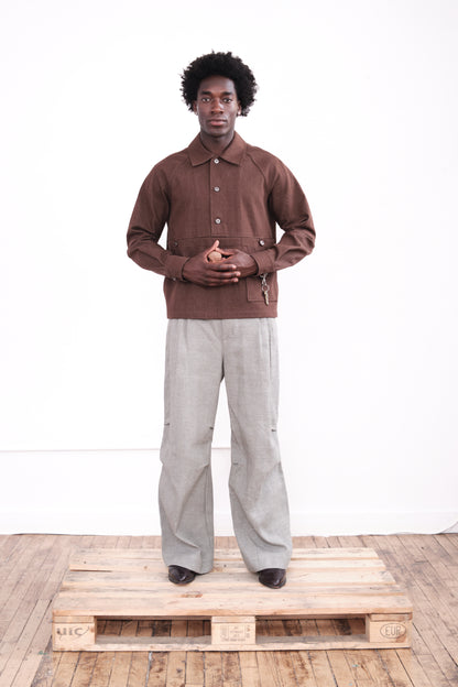 Raglan Jacket – Brown
