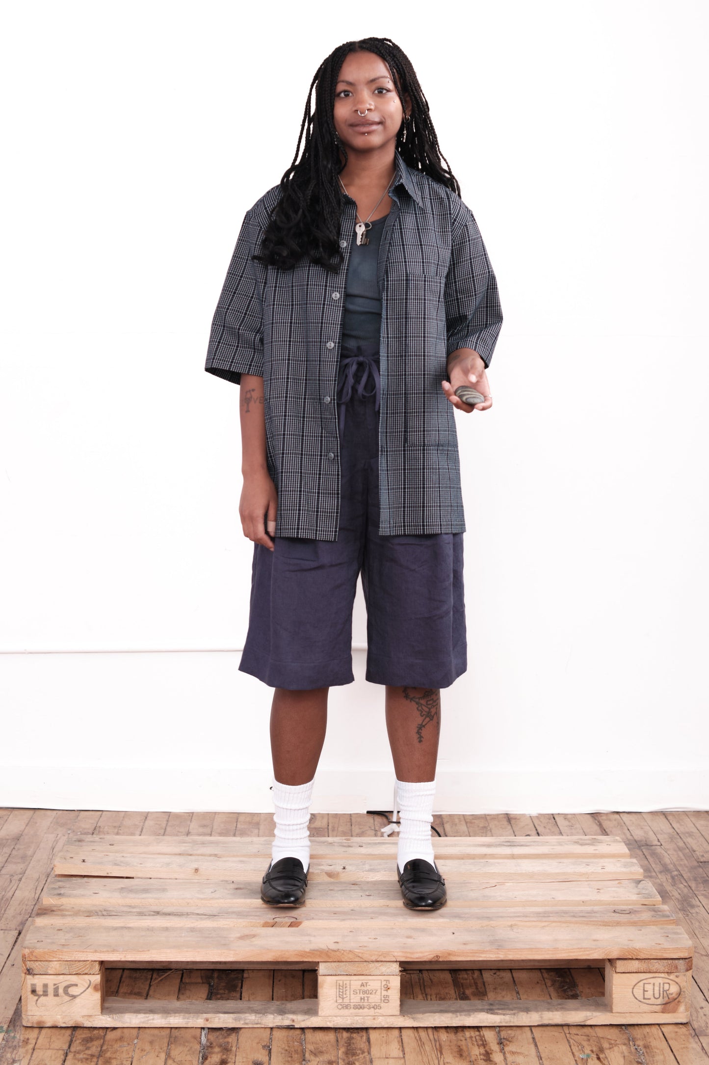 Planner Shirt – Indigo Plaid